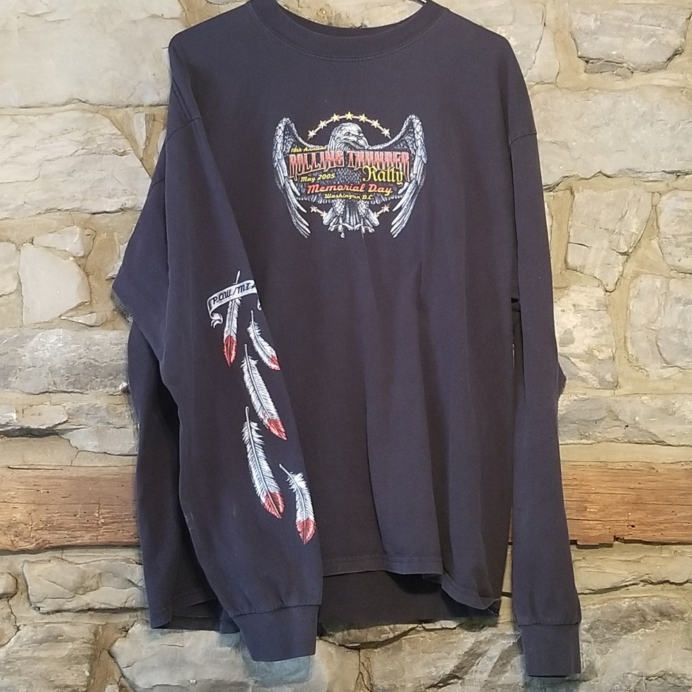 Rolling Thunder Rally Biker Tshirt 2005